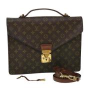 Pre-owned Canvas briefcases Louis Vuitton Vintage , Brown , Dames