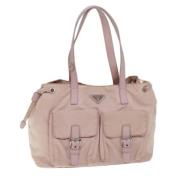 Pre-owned Nylon totes Prada Vintage , Pink , Dames