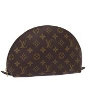 Pre-owned Canvas pouches Louis Vuitton Vintage , Brown , Dames