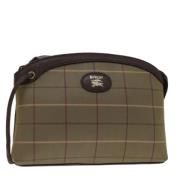 Pre-owned Canvas clutches Burberry Vintage , Beige , Dames