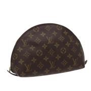 Pre-owned Canvas pouches Louis Vuitton Vintage , Brown , Dames