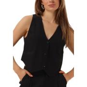 Gestreepte waistcoat voor stijlvolle dames Alix The Label , Black , Da...