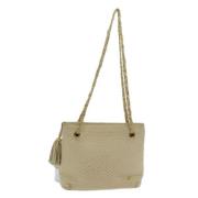 Pre-owned Leather shoulder-bags Bally Pre-owned , Beige , Dames