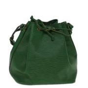 Pre-owned Leather louis-vuitton-bags Louis Vuitton Vintage , Green , D...