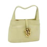 Pre-owned Leather handbags Salvatore Ferragamo Pre-owned , Yellow , Da...