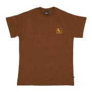 Bruine Heren T-shirt Crew Neck Propaganda , Brown , Heren