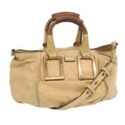 Pre-owned Leather handbags Chloé Pre-owned , Beige , Dames