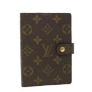 Pre-owned Canvas home-office Louis Vuitton Vintage , Brown , Dames