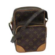 Pre-owned Canvas louis-vuitton-bags Louis Vuitton Vintage , Brown , Da...