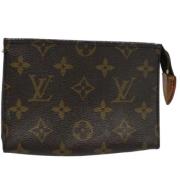 Pre-owned Canvas pouches Louis Vuitton Vintage , Brown , Dames