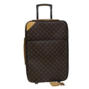 Pre-owned Canvas travel-bags Louis Vuitton Vintage , Brown , Dames