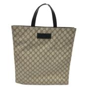 Pre-owned Canvas gucci-bags Gucci Vintage , Beige , Dames