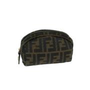 Pre-owned Canvas fendi-bags Fendi Vintage , Brown , Dames