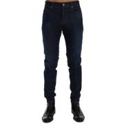 Blauwe Slim Fit Jeans Aberdeen Frankie Morello , Blue , Heren