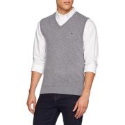 Grijze Mouwloze Sweater Lacoste , Gray , Heren