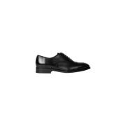 Klassieke Zwarte Leren Oxford Schoenen Paul Smith , Black , Heren