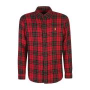 Rode Shirts voor Mannen Aw24 Ralph Lauren , Red , Heren