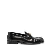 Zwarte Mocassins voor Vrouwen Versace , Black , Dames