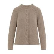 Luxe Cashmere Trui in Beige Max Mara , Beige , Dames