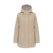 Beige Wollen Jas Colmar , Beige , Dames