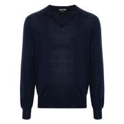 Stijlvolle Sweater Collectie Tom Ford , Blue , Heren