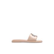 Slides met logo Tory Burch , Pink , Dames