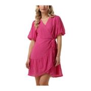 Fabulous Wrap Jurk voor Elegante Stijl Y.a.s , Pink , Dames