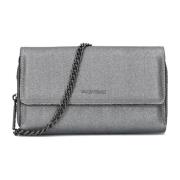 Zilveren Pochette Portemonnee Valentino by Mario Valentino , Gray , Da...