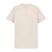 T-shirt met logo Maison Margiela , Pink , Dames