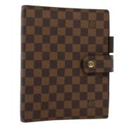 Pre-owned Canvas home-office Louis Vuitton Vintage , Brown , Dames