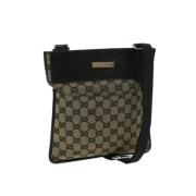 Pre-owned Canvas gucci-bags Gucci Vintage , Beige , Dames