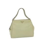 Pre-owned Nylon handbags Prada Vintage , Beige , Dames