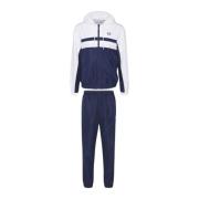 Blauwe Hoodie Jogging Set Zelma Sergio Tacchini , Blue , Heren