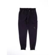 Geborstelde Cargo Sweatpants met Resist Dyed C.p. Company , Purple , H...