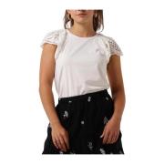 Witte Zomer Top Object , White , Dames