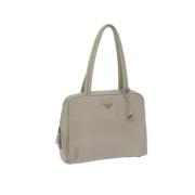 Pre-owned Nylon prada-bags Prada Vintage , Beige , Dames