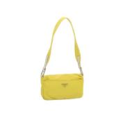 Pre-owned Nylon prada-bags Prada Vintage , Yellow , Dames