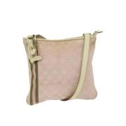 Pre-owned Canvas gucci-bags Gucci Vintage , Pink , Dames