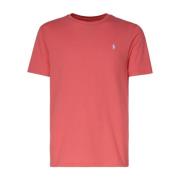 Rode Polo Pony Katoenen T-shirt Ralph Lauren , Red , Heren