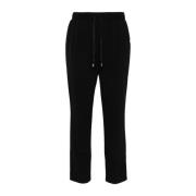 Zwarte Korte Broek Elastische Taille Liu Jo , Black , Dames