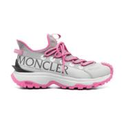 Lite 2 Trailgrip Sneakers Grijs/Roze Moncler , Multicolor , Dames