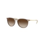 Erika Zonnebril Bruin Transparante Lens Ray-Ban , Brown , Dames