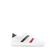 Witte lage sneakers logo rubber Moncler , White , Dames