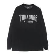 Zwart Longsleeve Logo Tee Thrasher , Black , Unisex