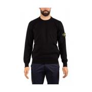 Heren Lange Mouw Shirt Stone Island , Black , Heren