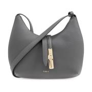 Schoudertas Goccia Small Furla , Gray , Dames