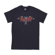 Zwarte Bat Tee Korte Mouw T-shirt Thrasher , Black , Unisex