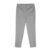 Grijze Wollen Broek Peserico , Gray , Dames