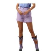 Lila Enmilan Shorts voor Dames Envii , Purple , Dames