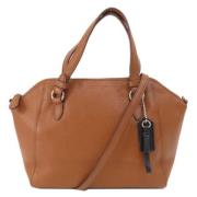 Pre-owned Leather handbags Coach Pre-owned , Brown , Dames